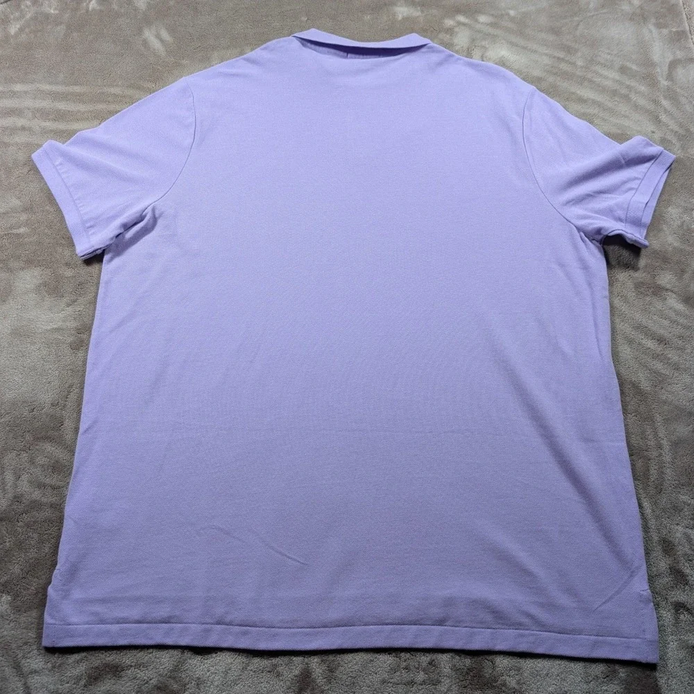 Polo Ralph Lauren Polo Shirt Men XXL Purple Classic Fit Short Sleeve Logo NEW